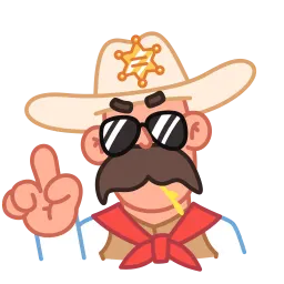 cowboy sticker 10