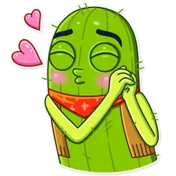 Cowboy Cactus sticker 3