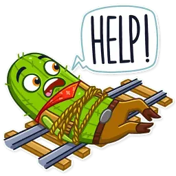 Cowboy Cactus sticker 4