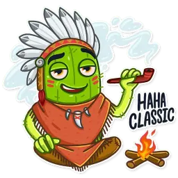 Cowboy Cactus sticker 7