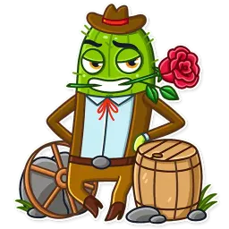 Cowboy Cactus sticker 9