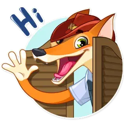 Cowboy Fox sticker 5