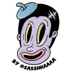 Сумасшедший художник sticker 11