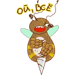 Укуренная Пчела sticker 4