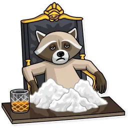 Criminal Raccoon sticker 11