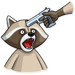 Criminal Raccoon sticker 12
