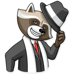 Criminal Raccoon sticker 5