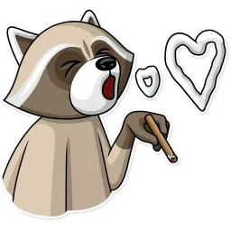 Criminal Raccoon sticker 8