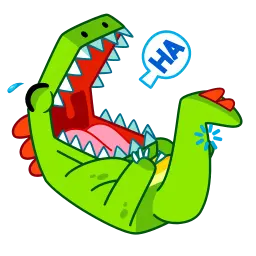 Крокозавр Telegram sticker pack