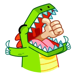 Крокозавр sticker 3