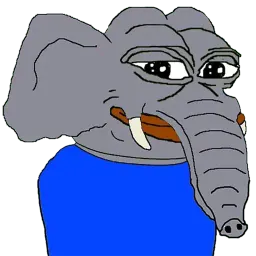 Crusader Rare Elephant Pepe Telegram sticker pack