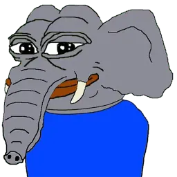 Crusader Rare Elephant Pepe sticker 2