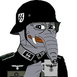 Crusader Rare Elephant Pepe sticker 4
