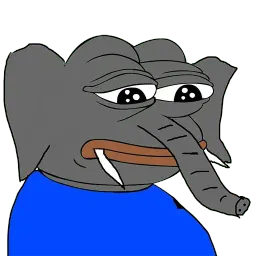 Crusader Rare Elephant Pepe sticker 9