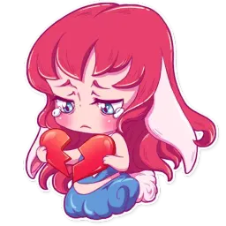 Cute Bunny Girl sticker 12