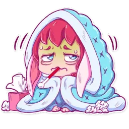Cute Bunny Girl sticker 9