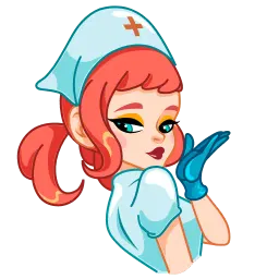 Милая медсестра sticker 2