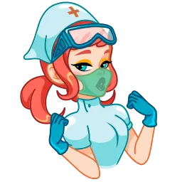 Милая медсестра sticker 11
