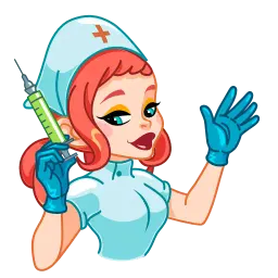 Милая медсестра sticker 5