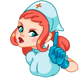Милая медсестра sticker 10
