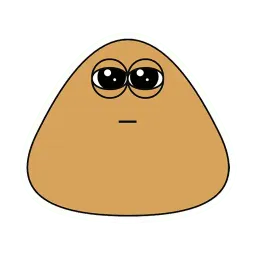 Cute Pou sticker 2