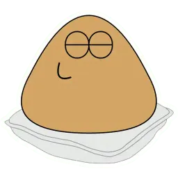 Cute Pou sticker 12