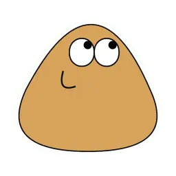 Cute Pou sticker 4