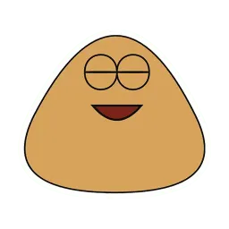 Cute Pou sticker 5