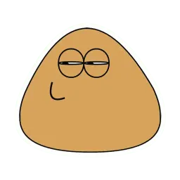 Cute Pou sticker 6