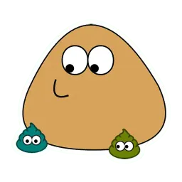 Cute Pou sticker 7