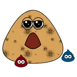 Cute Pou sticker 8