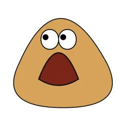 Cute Pou sticker 9