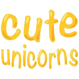 Cute Unicorn @stickerus sticker 2