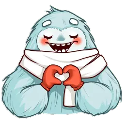 Cute Yeti Telegram sticker pack