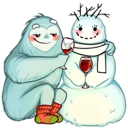 Cute Yeti sticker 4