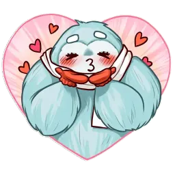 Cute Yeti sticker 5