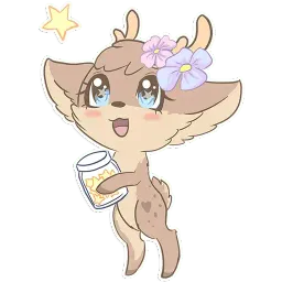Deer🌸(@Valeria_Fills_art) sticker 2