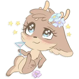 Deer🌸(@Valeria_Fills_art) sticker 11