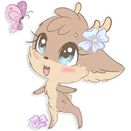 Deer🌸(@Valeria_Fills_art) sticker 6