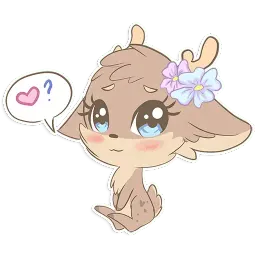Deer🌸(@Valeria_Fills_art) sticker 8