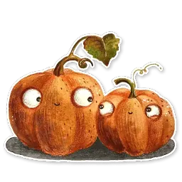 Cute pumpkins Telegram sticker pack