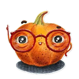 Cute pumpkins sticker 11