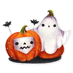Cute pumpkins sticker 7