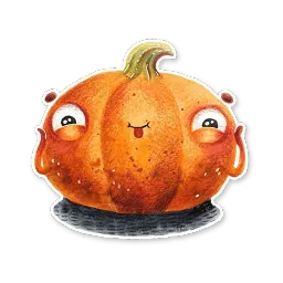 Cute pumpkins sticker 10