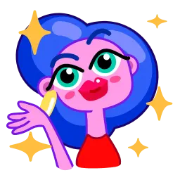 Красавица sticker 5