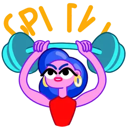 Красавица sticker 9