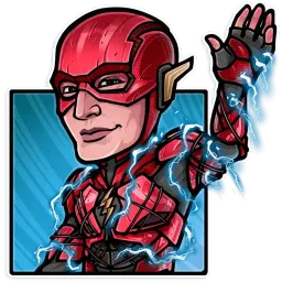Герои и злодеи DC sticker 5