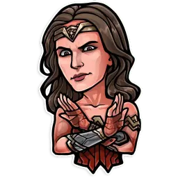 Герои и злодеи DC sticker 6