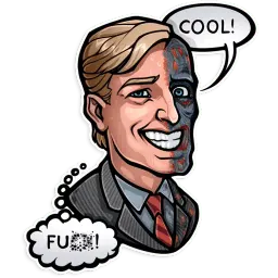 Герои и злодеи DC sticker 9