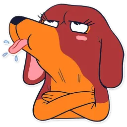 Dachshund Jones sticker 10